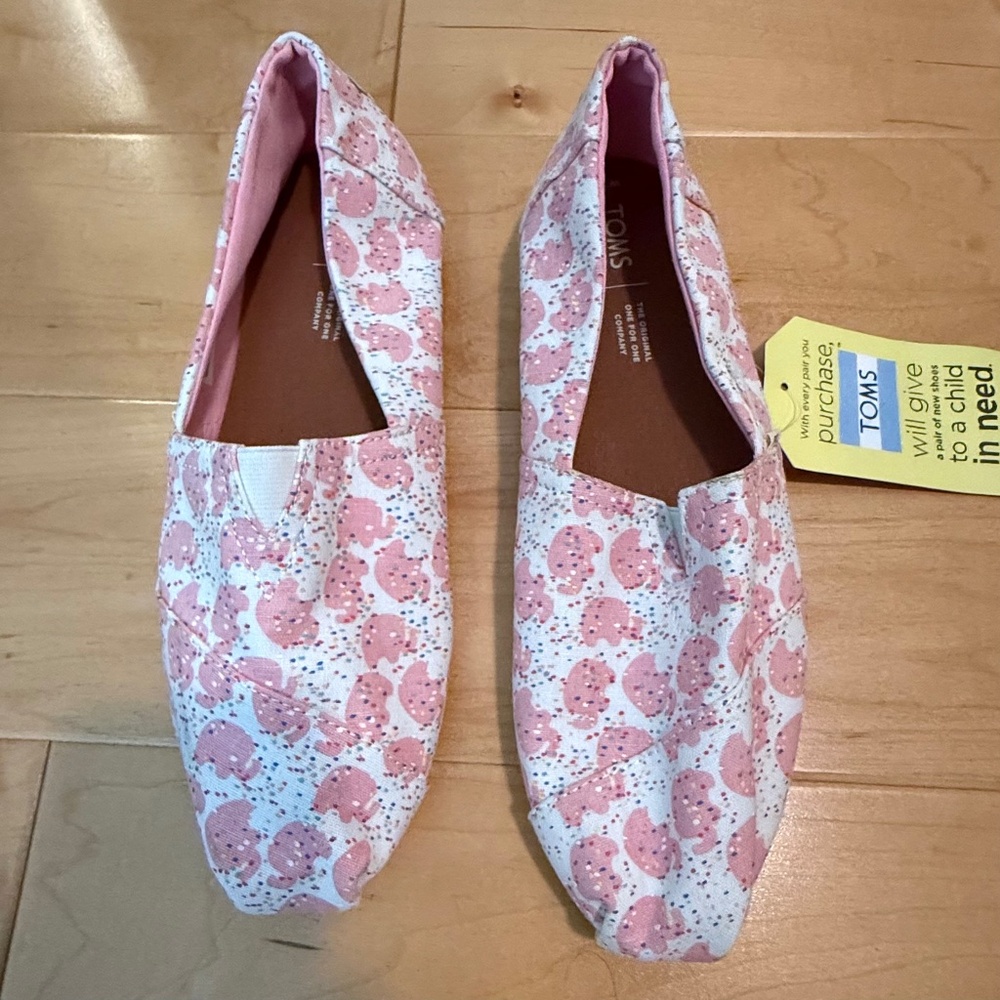 Toms Classic Women’s- Elephant Sprinkle Print
